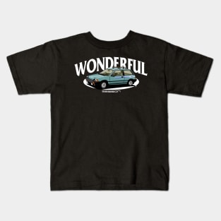 3G CIVIC WONDER HATCHBACK SB3 BLACK Kids T-Shirt